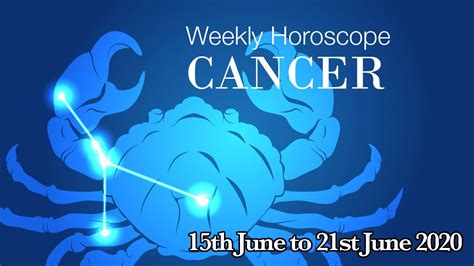 Weekly Horoscope. . Cancer weekly horoscope astrosage